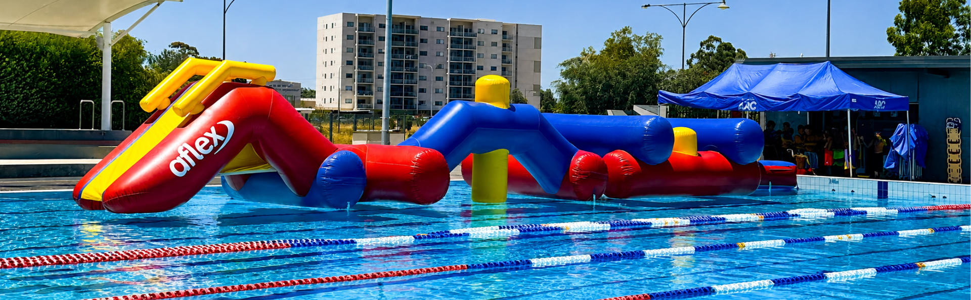 outdoor inflatable obstacle course 