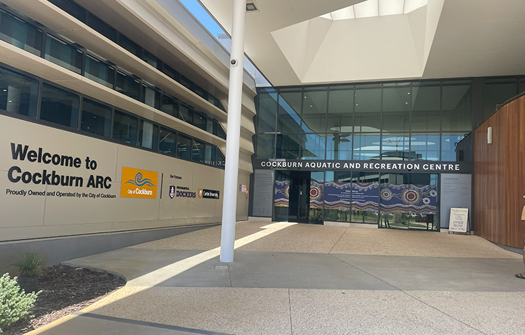 Entrance to the centre